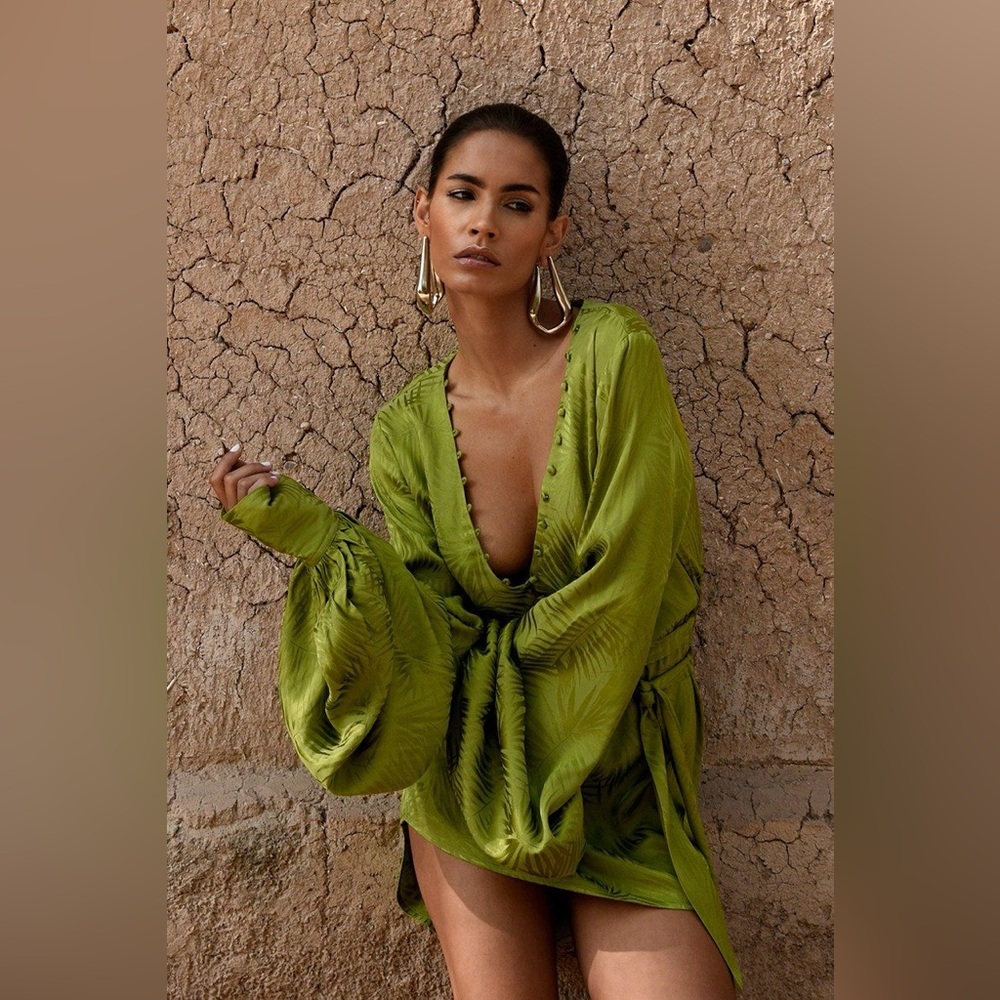 Rat & Boa Green Dress